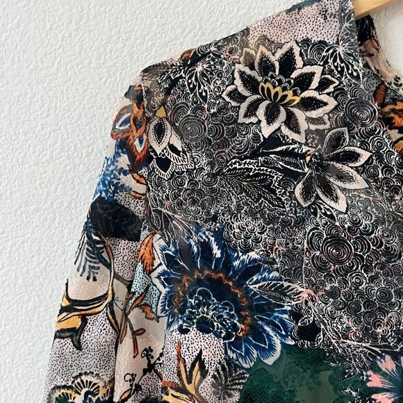 RACHEL BY RACHEL ROY Marceline Wonderlust Blouse Size 2 - Picture 5 of 8